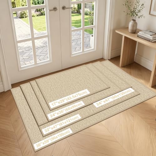 LEKEEPGO Door Mat 24"x36", Non Slip Washable Indoor Door Mat - Image 2