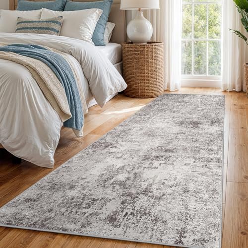 3x7 Washable Runner Rug: Modern Abstract Carpet - Image 4
