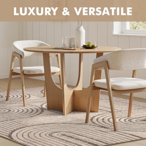 Engiw Khaki Brown Neutral 4x6 Area Rugs - Image 5