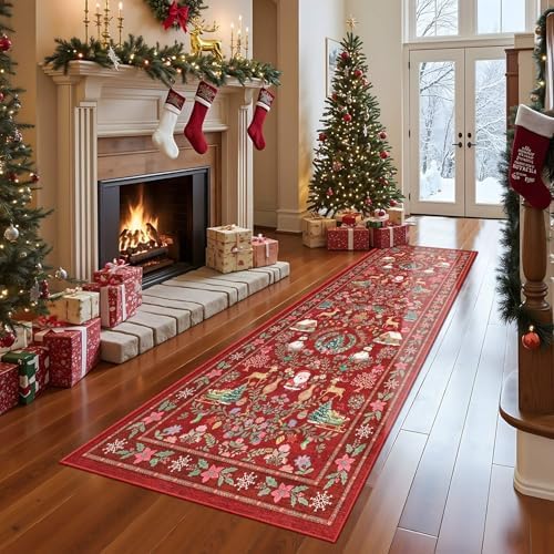 Rugxara Christmas 2x6 Runner Rug - Image 3
