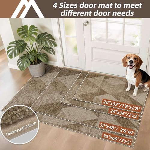 COSY HOMEER Entryway Rugs Doormat 24"x36", Non-Slip Absorbent Door Mat - Image 5