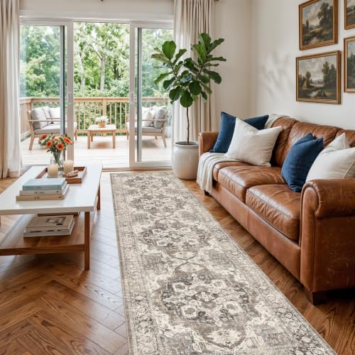 YOUFORTONG Hallway 2'6x10 Runner Rug: Non-Slip Washable Boho Runners - Image 4