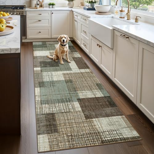 Washable 2x8 Runner Rug for Hallway Kitchen Bedroom - Image 2