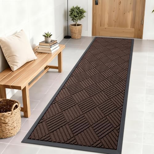 OLANLY Front Door Mat Outside Entrance 71x23, Waterproof Heavy-Duty Doormat by OLANLY
