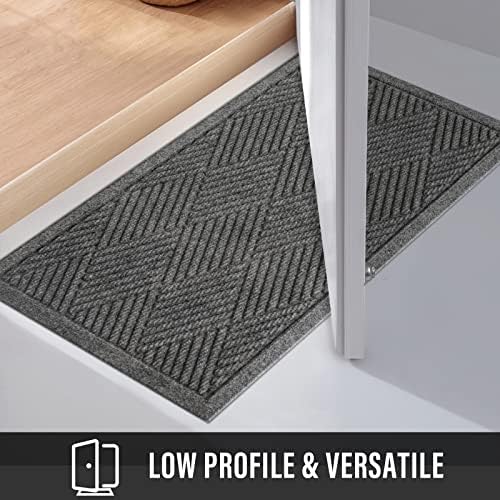 HIYARD Sturdy Front Door Mat, Absorbent Muddy Dirt Resist Welcome Door Mats - Image 6