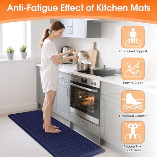 TranquilRelax 2-Piece Kitchen Mats, Cushioned Non-Slip Floor Mats - Image 4