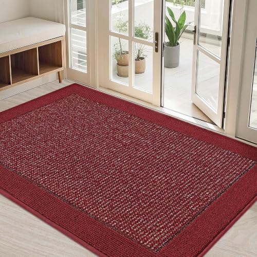 BEQHAUSE Indoor Door Mat 32" x 48", Dirt Trapper Door Mats by BEQHAUSE