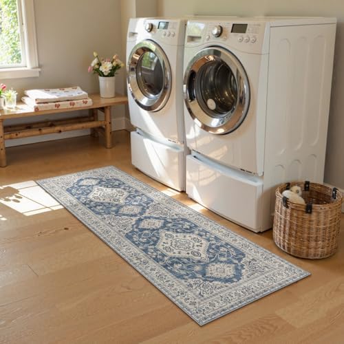 Lahome Oriental Washable Kitchen Runner Rug, 2x6 Runners - Image 3
