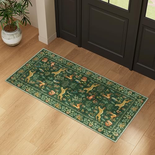 DUKINO 2x4 Rug for Entryway, Animal Washable Runner Rug for Kitchen - Image 6