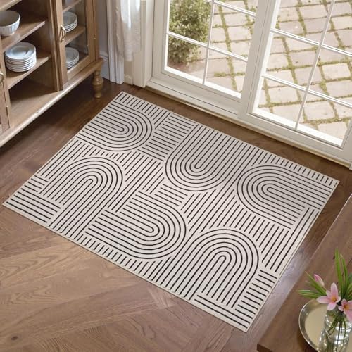 ROYHOME Modern 2x3 Washable Rugs by ROYHOME