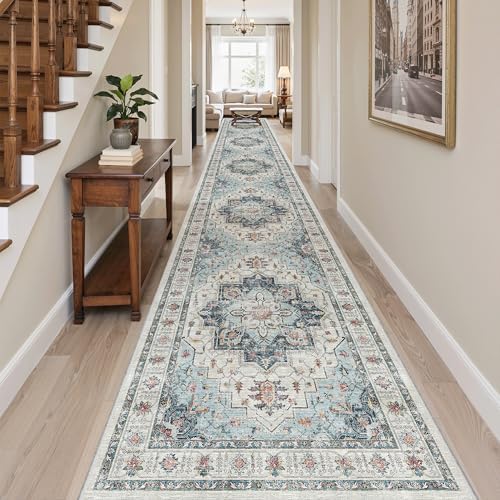 Madane Hallway Runner Rug 3x18 Washable Kitchen Runners 18ft - Image 2