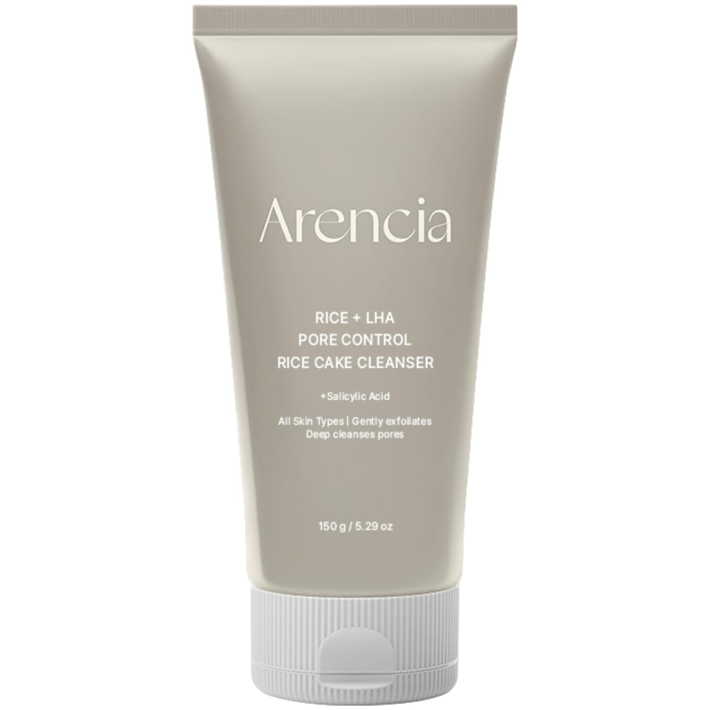 Rice + LHA Pore Control Rice Cake Cleanser with Salicylic Acid - Deep Cleansing, Gentel Exfoliation, All skin types, 5.29 oz