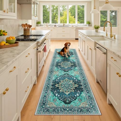 RELEANY Washable Area Rug, Runner 2'6"x8' by RELEANY