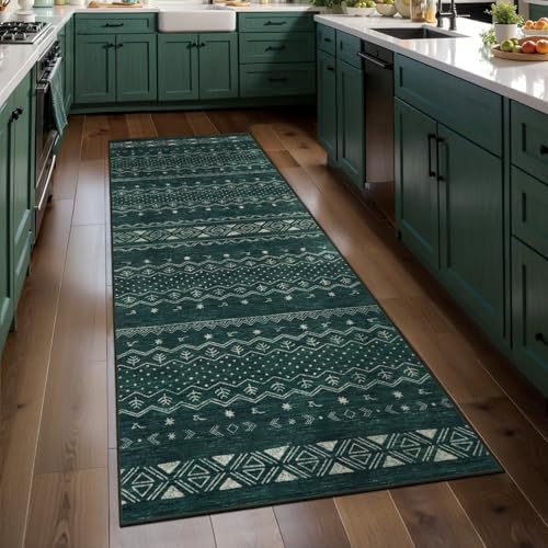 SERISSA 2x5 Washable Non-Slip Boho Runner Rug by SERISSAHomeDecorCollection