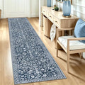 Vintage Washable Runners for Hallway 2x10 Runner Rug Non Slip by SILOLOOM
