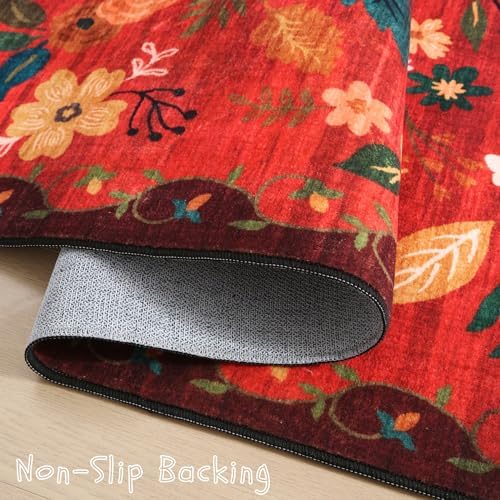 Rugcomf Runner Rug 2'7"x8' Washable - Image 3