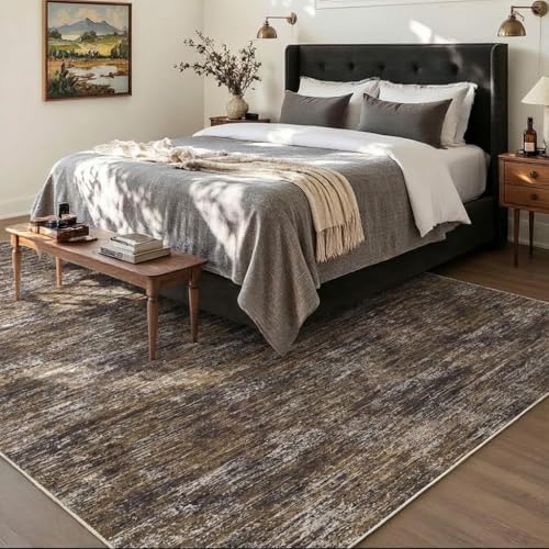 Garvee Modern Area Rug 4x6 Solid Color Washable Rug - Image 2