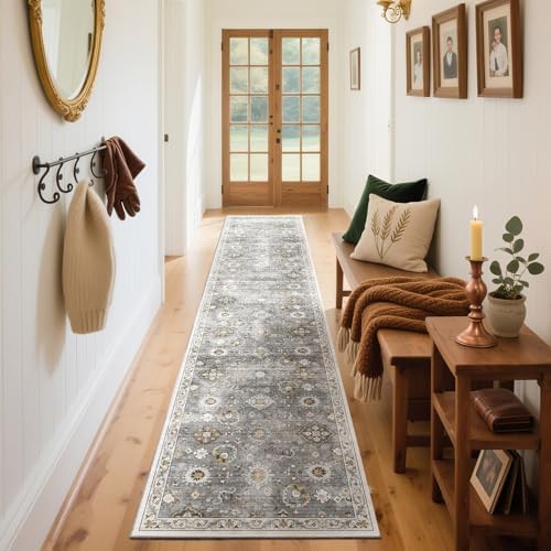 Washable Runners for Hallways Kitchen Rugs: 2'x10' Runner Rug Stain Resistant - Image 6