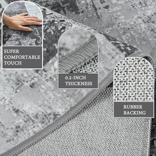 LOCHAS Washable Runner Rugs for Hallway 2x8, Non Slip Entryway Rug Runners - Image 7