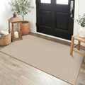 EARTHALL Washable Runner Rug, Non Slip Backdoor Rug, 2x4 Ft, Sand/Beige by EARTHALL