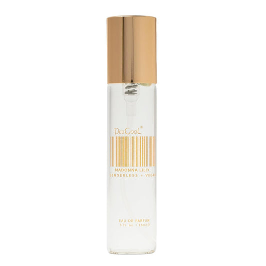 DedCool Eau de Parfum (Madonna Lilly - 0.5 fl oz) With Notes of Black Pepper, Sandalwood, Bergamot, Perfume for Men and Women, Luxury Fragrance, with Essential Oils, Non-Toxic, Fragrance For All