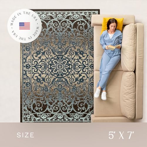 Maples Rugs Pelham Vintage Medallion Area Rugs - Image 4