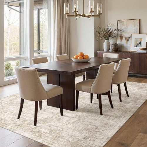 cotiled 7x9 Area Rug for Living Room, Abstract Washable Carpet - Image 6
