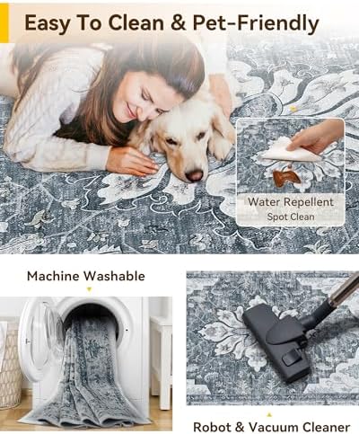 RELEANY Washable Area Rug - Image 3