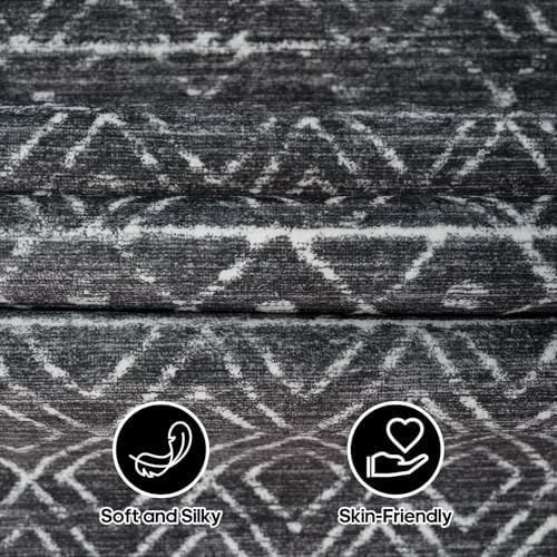 2x4 Runner Rug for Hallway: Washable Non Slip Moroccan Kitchen Rugs Black - Image 5