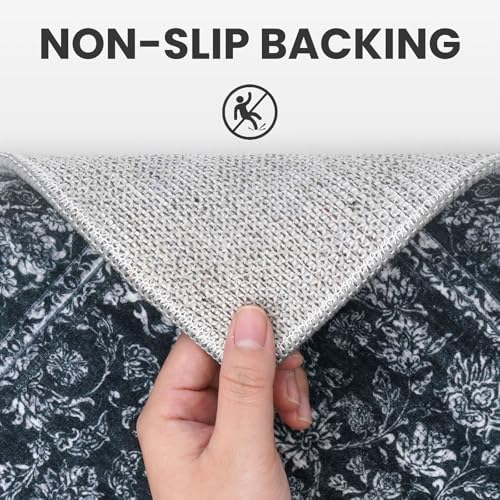SIILOOM 3x5 Washable Area Rug Non Slip Door Mat Indoor - Image 6