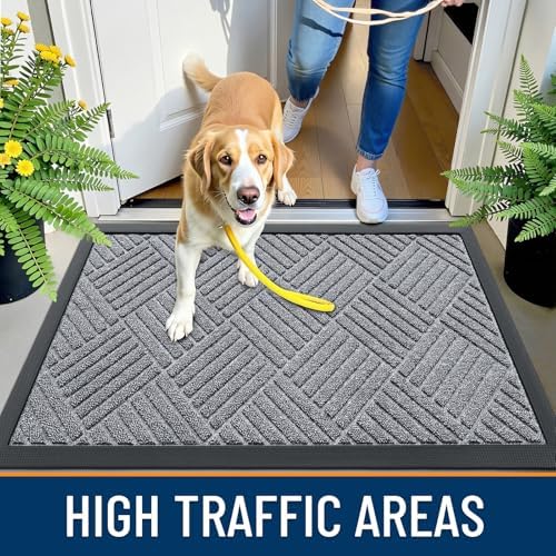 OLANLY Front Door Mat Outside Entrance 47x32, Waterproof Heavy-Duty Doormat - Image 6