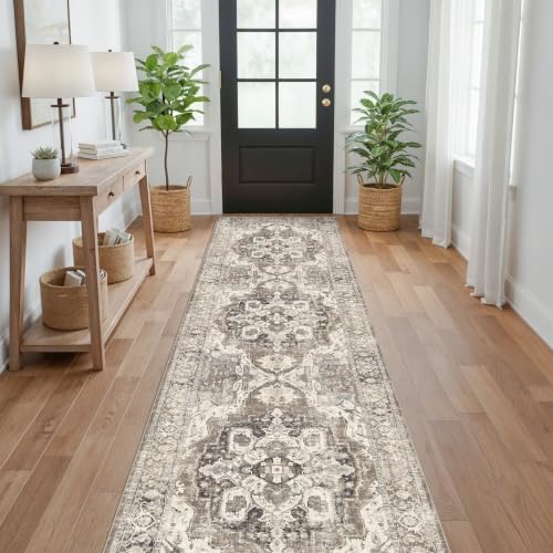 YOUFORTONG Hallway 3x9 Runner Rug: Non-Slip Washable Boho Kitchen Rugs Entryway - Image 3