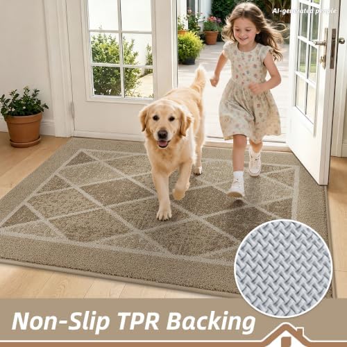 BEQHAUSE Dirt Trapper Door Mats 20" x 32", Non-Slip Washable - Image 4