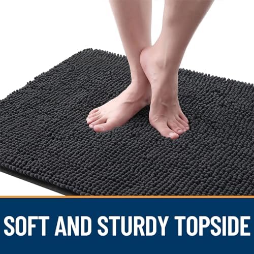 OLANLY Dog Door Mat for Muddy Paws 59x32, Super Absorbent Chenille Mud Mat - Image 4
