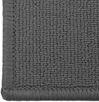 Ritz Solid Accent Rug: 18" x 30" Stain Resistant Kitchen or Living Room Floor - Image 2