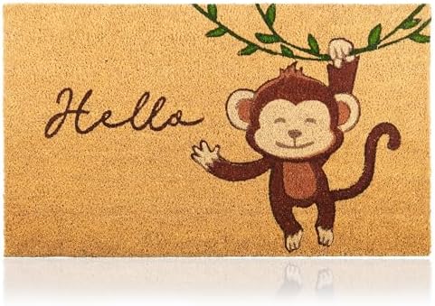 Coir Welcome Mat, 17 x 29 in by AmaruDoorMats