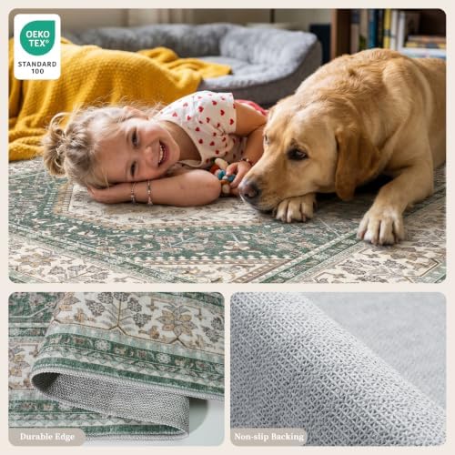 4x8 Washable Hallway Runner Rug - Image 5
