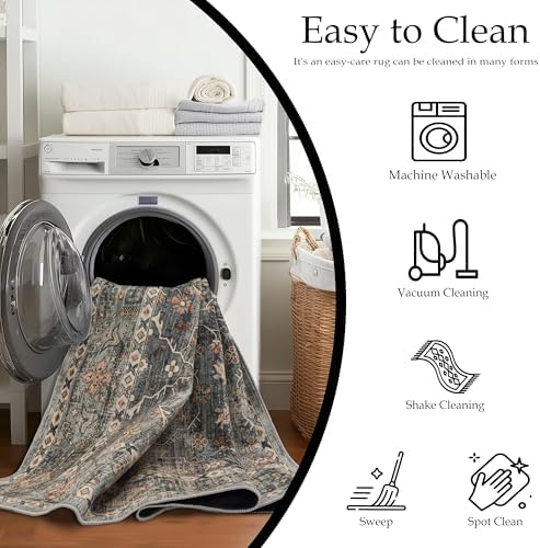 Ruaruarug Washable Area Rug 6×9 - Image 7