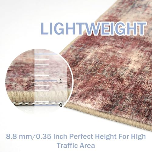 IOHOUZE Abstract Area Rug 4x5 Ft Washable Rugs - Image 6