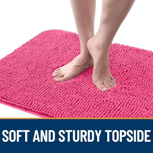 OLANLY Dog Door Mat for Muddy Paws 48x30, Super Absorbent Chenille Mud Mat - Image 4