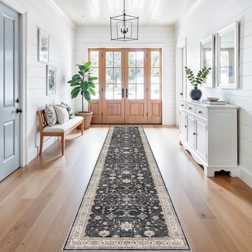Hallway Washable 2'6x12 Runner Rug by RUUGME
