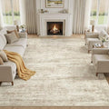cotiled 9x12 Area Rugs Abstract Distressed Washable Large Living Room Rug by COTILED