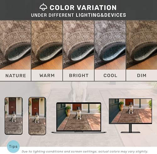 Hazo Haus Gold Brown 8x12 Big Rugs - Image 6