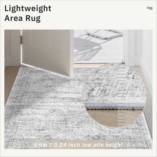 Soalmost Washable Hallway Runner Rug 3x20 Kitchen Entry Rugs Non-Slip - Image 7
