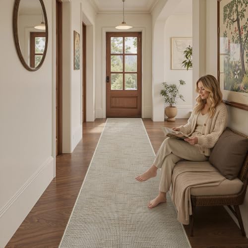 2x10 Runner Rug Non Slip, High-Low Pile Runners by Art%26Tuft