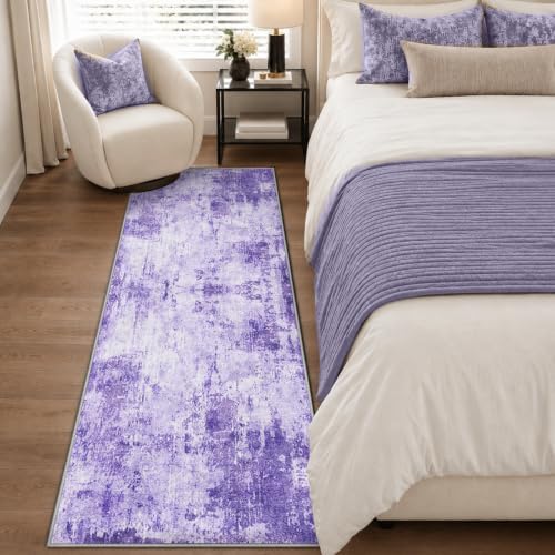 RELEANY Washable Runner 2'x6' Abstract Area Rug - Image 4