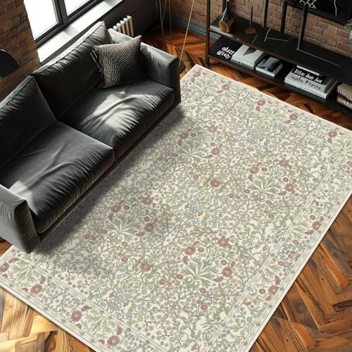 6x9 Washable Area Rugs for Living Room Soft Carpet - Image 2