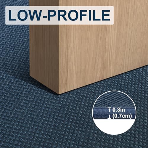 LEKEEPGO Door Mat 24"x47", Non Slip Door Mat Indoor Entrance, Cyan Blue - Image 6