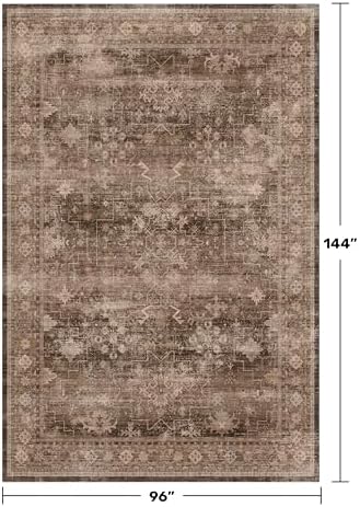 Hazo Haus Gold Brown 8x12 Big Rugs - Image 2