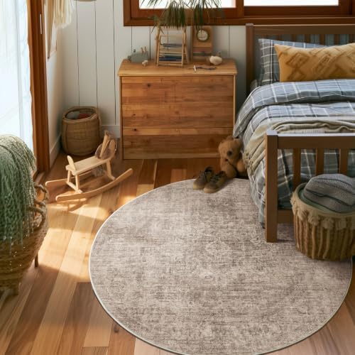 Machine Washable Rugs for Living Room: 4x4 Area Rugs for Bedroom - Image 2